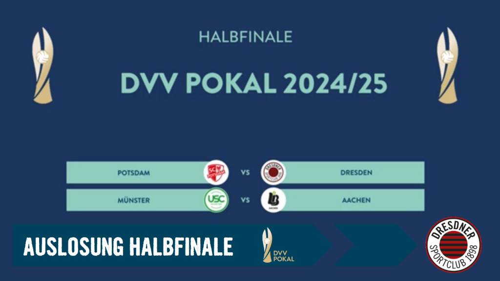 Auswärtsspiel im DVV-Pokal Halbfinale