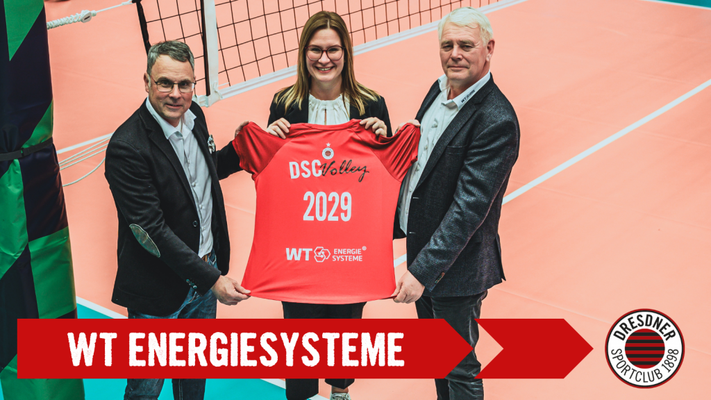 WT Energiesysteme GmbH neuer Premiumsponsor der DSCVOLLEYs