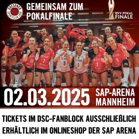 Tickets Pokalfinale 2025 im DSC-Fanblock